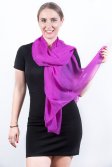 (image for) Light Solid Chiffon Shawl Purple