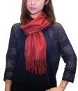 (image for) Cashmere Feel Scarf 1 DZ, Dark Red