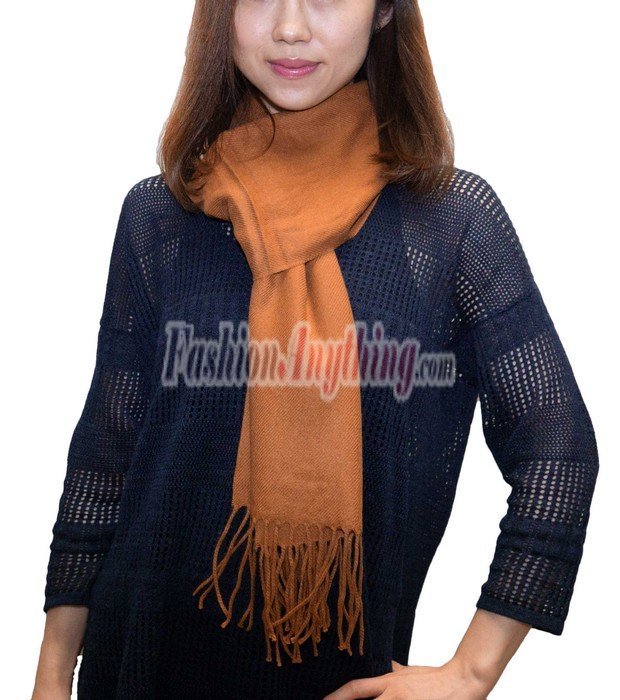 (image for) Winter Cashmere Feel Scarf Brown