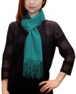 (image for) Winter Cashmere Feel Scarf Teal Green