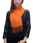 (image for) Cashmere Feel Scarf 1DZ, Persimmon