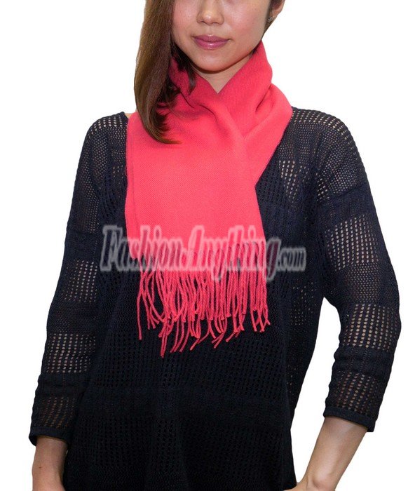 Cashmere Feel Scarf 1DZ, Hot Pink