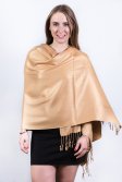 (image for) Silky Soft Solid Pashmina Scarf Camel