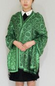 (image for) Circle Design Pashmina Green