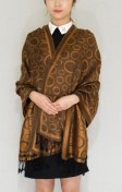 (image for) Circle Design Pashmina Bronze