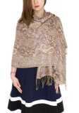 (image for) Classic Paisley Pashmina Scarf Pale Pink