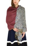 (image for) Luxury 2ply Pasiley Pashmina Wine