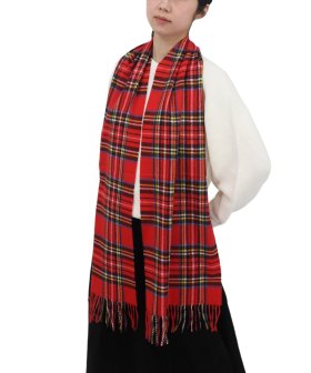 (image for) Cashmere Feel Classic Scarf Red