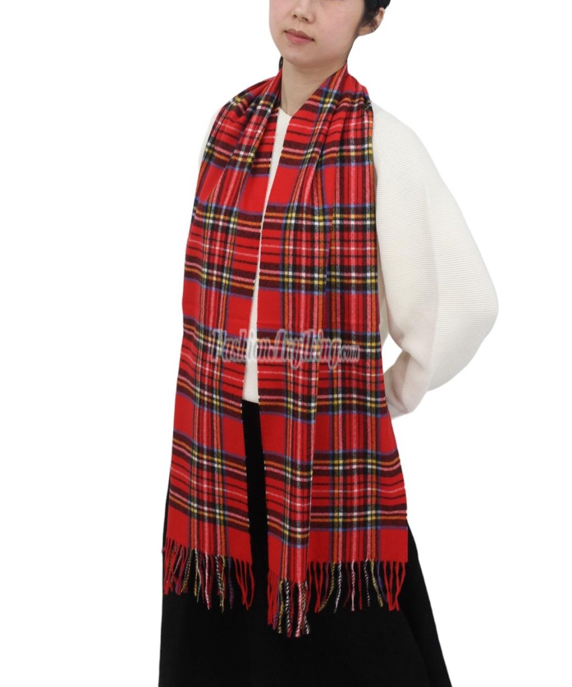 (image for) Cashmere Feel Classic Scarf Red