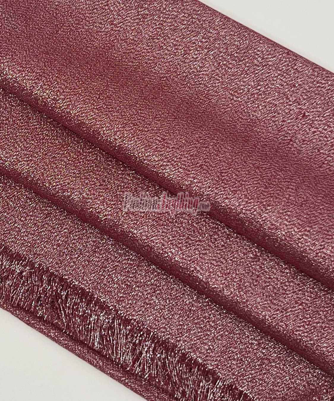 (image for) Solid Shimmer Pashmina India Red