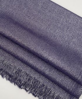 (image for) Solid Shimmer Pashmina Shawl Purple