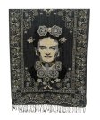 (image for) Divine Frida Kahlo Pashmina Charcoal