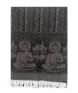 (image for) Buddha Meditation Prayer Pashmina Black