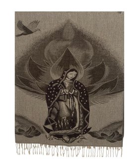Virgin Mary Pashmina Beige