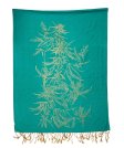 (image for) Jacquard Paisley Pashmina 2-Ply Turquoise