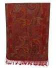 (image for) Reversible Paisley Pashmina Red Multi