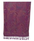 (image for) Reversible Paisley Pashmina Purple Multi