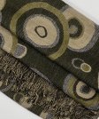 (image for) Multi-Colored Circle Pattern Pashmina Army Green