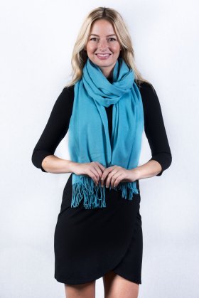 (image for) Maya Blue Premium Thick Pashmina