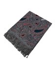 (image for) Multi Colored Paisley Pashmina Teal Multi