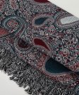 (image for) Multi Colored Paisley Pashmina Teal Multi