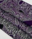 (image for) Multi Colored Paisley Pashmina Purple Multi