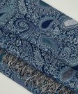 (image for) Multi Colored Paisley Pashmina L-Blue Multi