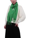 (image for) Solid Cashmere Feel Scarf Green