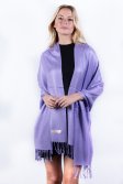 (image for) Lavender Solid Pashmina Label Scarf