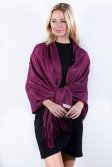 (image for) Berry Solid Pashmina Label Scarf