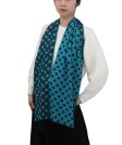 (image for) Cashmere Feel Dot Scarf Blue