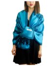 (image for) Rose & Leaf Pashmina Turquoise