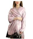 (image for) Rose & Leaf Pashmina Grey / Pink