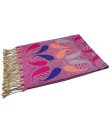 (image for) Two Tone Paisley Scarf Fuchsia / Royal Blue