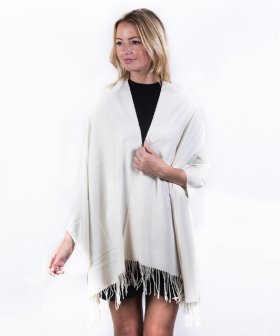 Cream Premium Thick Pashmina