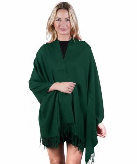 Hunter Green Premium Thick Pashmina