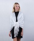 (image for) White Premium Thick Pashmina