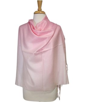 Ombre Solid Pashmina Light Pink