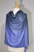(image for) Ombre Solid Pashmina Navy