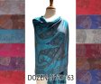 (image for) Floral Pashmina NY23163 1 DZ, Asst. Color