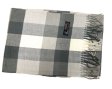 (image for) Woven Cashmere Feel Plaid Scarf Z21 Grey