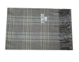 (image for) Woven Cashmere Feel Plaid Scarf Z42 Brown