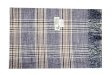 (image for) Woven Cashmere Feel Plaid Scarf Z42 Purple