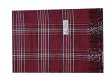 (image for) Woven Cashmere Feel Plaid Scarf Z42 Red
