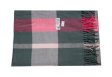 (image for) Woven Cashmere Feel Plaid Scarf Z43 Grey