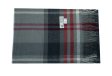 (image for) Woven Cashmere Feel Plaid Scarf Z44 Grey