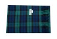 (image for) Woven Cashmere Feel Plaid Scarf Z44 Blue/Green