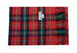 (image for) Woven Cashmere Feel Plaid Scarf Z44 Red/Green