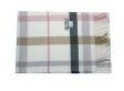 (image for) Woven Cashmere Feel Plaid Scarf Z46 White/Pink