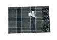 (image for) Woven Cashmere Feel Plaid Scarf Z46 Grey